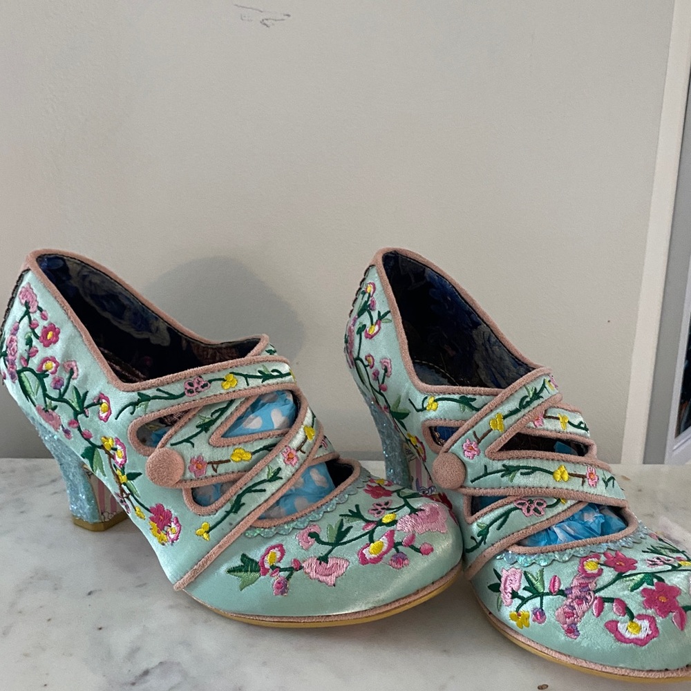 Irregular Choice IN BLOOM mint.